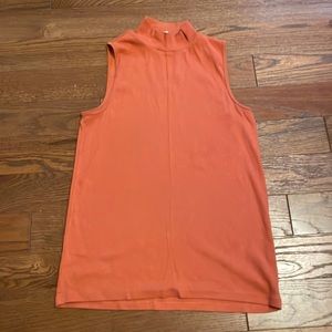 Gap mock neck knit tank top